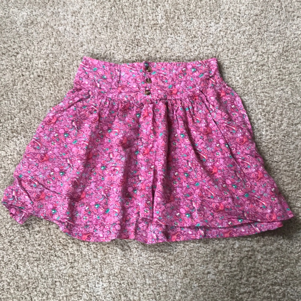American Eagle Floral Mini Skirt
